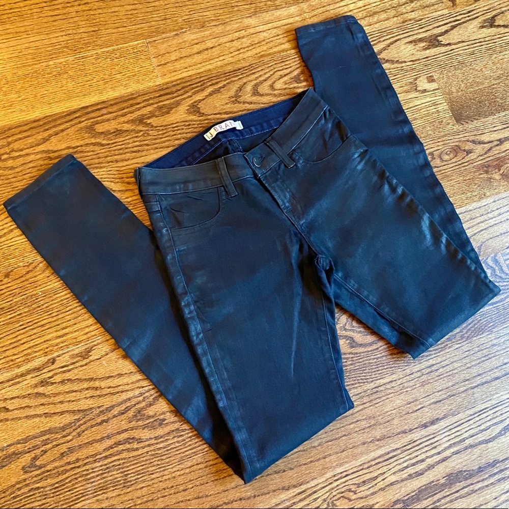 J Brand Coated Skinny Jeans in Glory Sz 26 NWOT - Picture 3 of 12